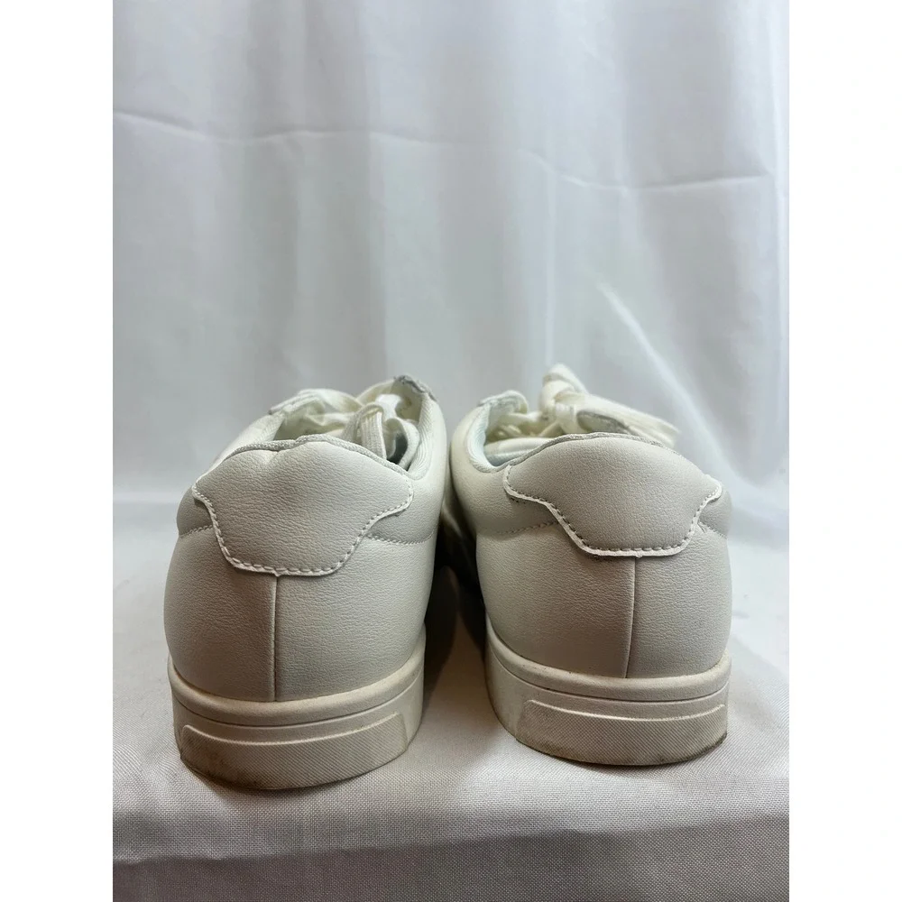 Goodfellow & Co Mens Low Top Lace Up Sneakers Off White Size 11.5 Casual Shoes
